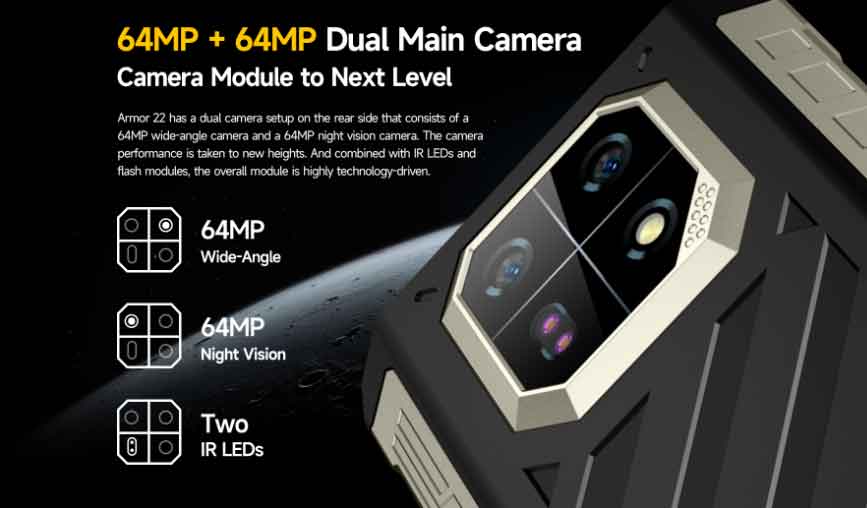 Ulefone Announces the Armor 22 with NightElf Ultra 2.0 Camera 