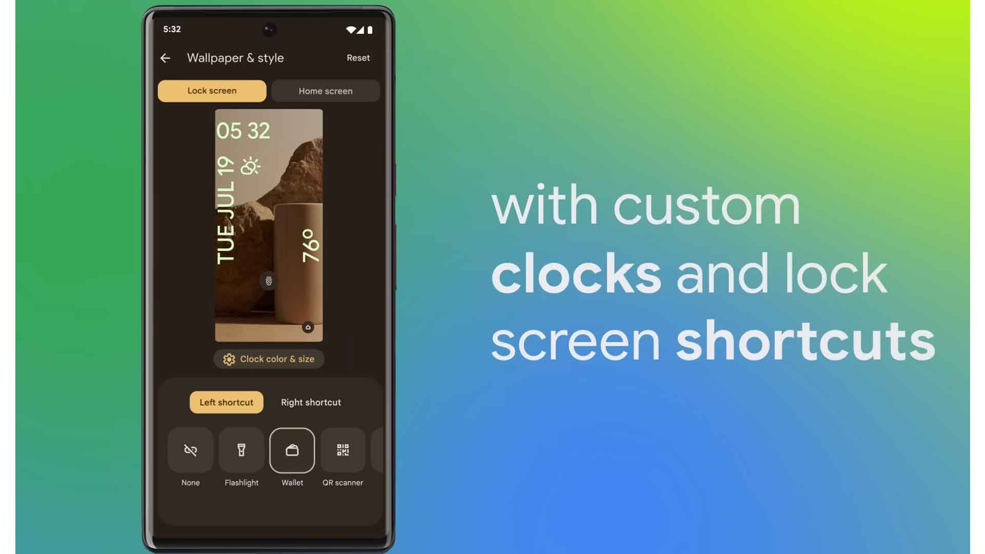 Android 14 lockscreen features