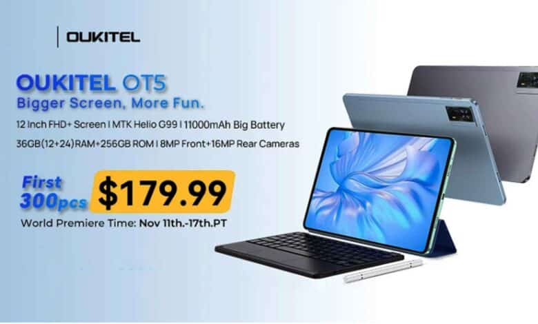 Oukitel OT5 Tablet: $179.99 AliExpress 11.11 Deal Unveiled • DealsNowToday