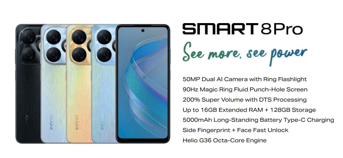 Infinix Smart 8 Pro smartphone