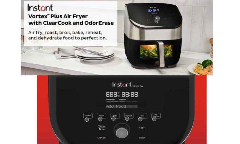 Instant Vortex 6 quart air fryer, Instant Vortex Plus 6 in 1 air fryer, Instant Air Fryer Vortex, Instant pot air fryer Vortex, Instant Vortex, air fryer deals, home appliances, best air fryer deals, air fryers deals Amazon