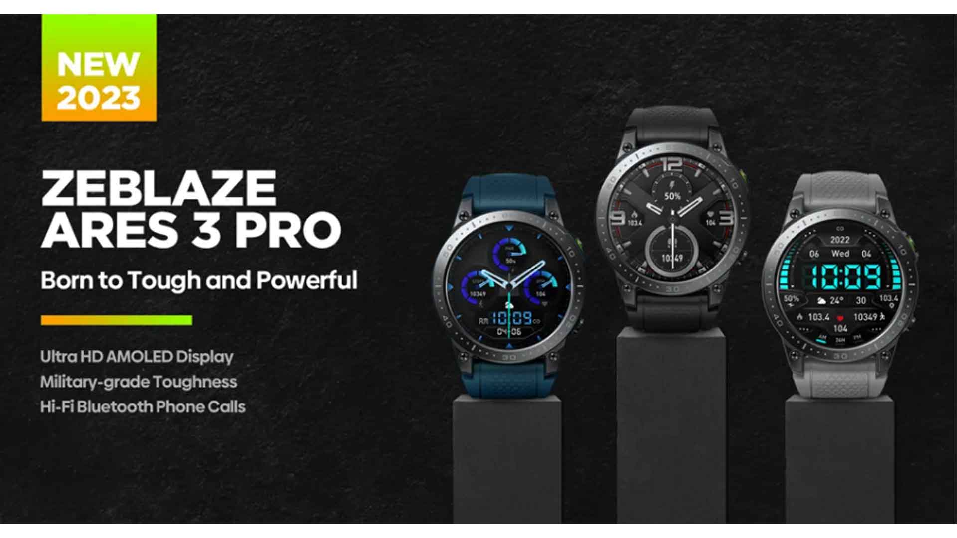 Zeblaze Ares 3 Pro smartwatch review, features, design, specs, and price