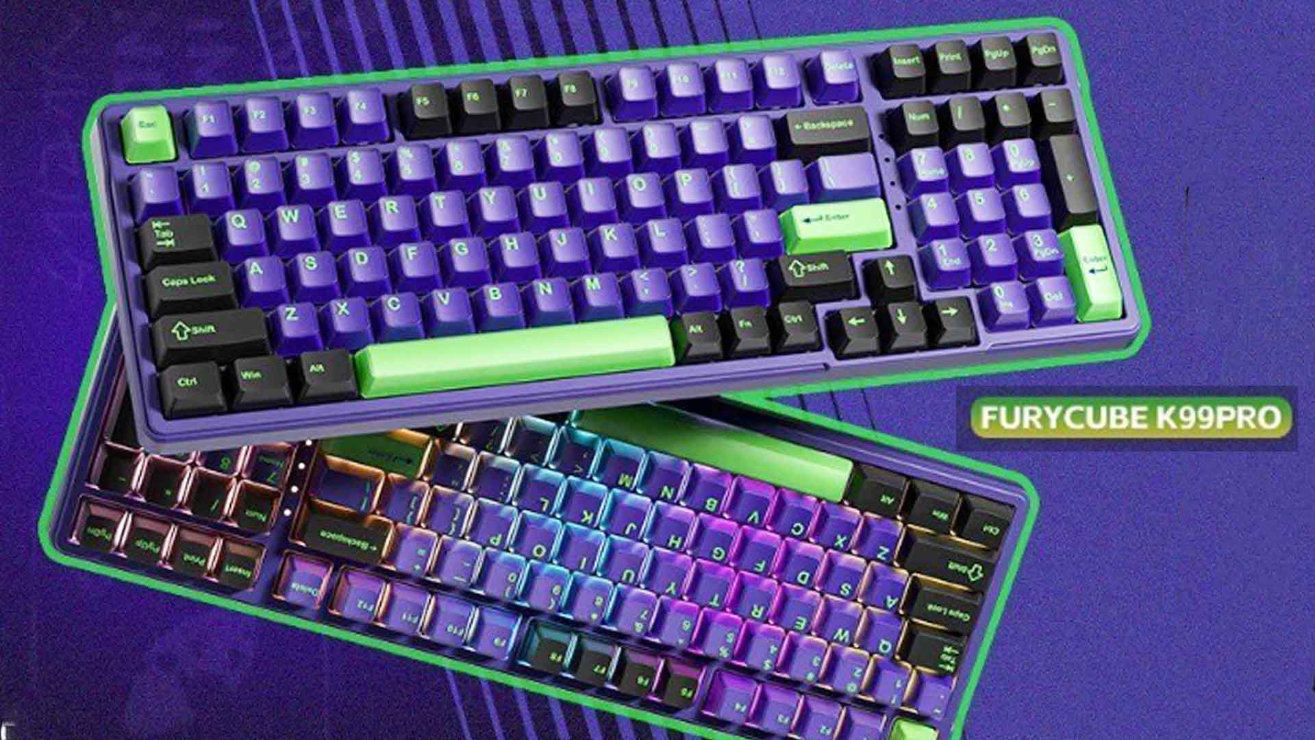 FURYCUBE K99PRO mechanical gaming keyboard